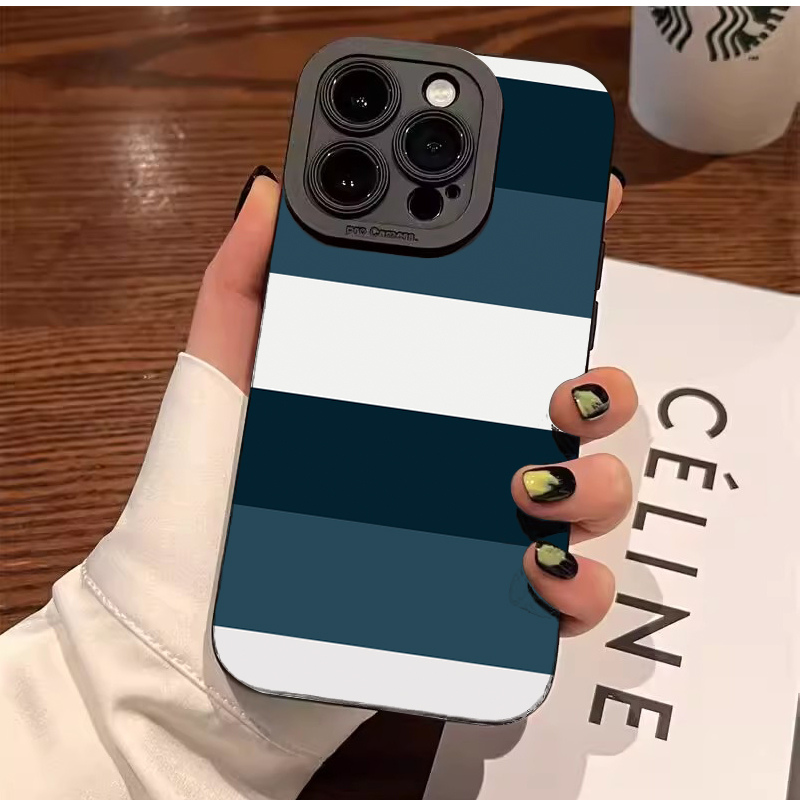 Samsung Galaxy A55 - Coque de téléphone à motif rayé
