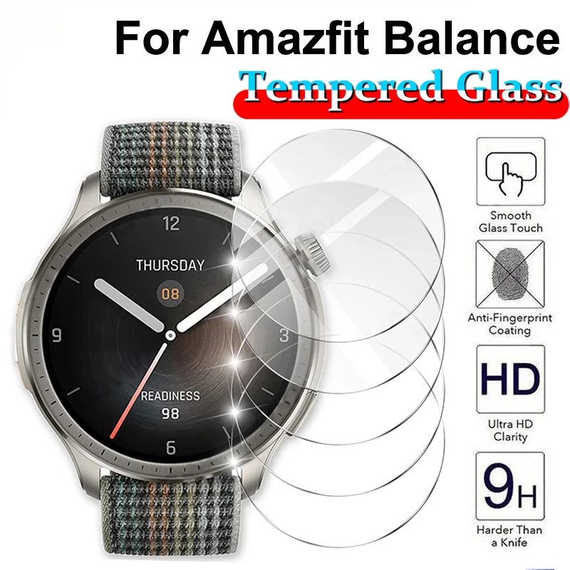 Tempered Glass Screen 9H - Protecteur d'écran pour Amazfit Balance, verre